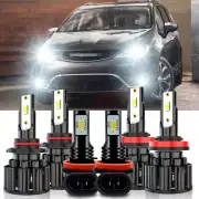 Para For Chrysler Pacifica 2017-2019 2020 faro LED alto bajo + luz antiniebla (for: Chrysler)