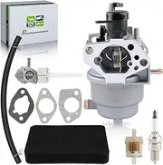 partszen 16100-Z5R-U71 8302861 Carburetor with Fuel Filter for Honda GX390 R1 U1 UT1 (BE89F B) 8302861 with Generator Fuel Tank Shut Off Valve