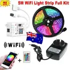5M LED Strip Lights WiFi RGB Flexible Smart APP Remote Control Lamp For Home DIY