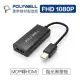 【祥昌電子】POLYWELL 寶利威爾 MINI DP MDP轉HDMI 訊號轉換器 FHD 1080P 轉接線 0.15M