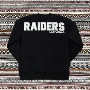 NFL 美式 足球隊 Raiders 突擊者 拉斯維加斯 圓領 長袖 大學T