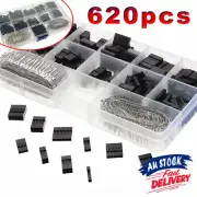 620x Male Header Female Connector Housing Kit Dupont Wire Jumper Pin Crimp Pin