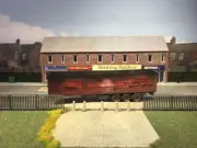 1-76 Code3 scrap carrying trailer Heavily weatherd and dented