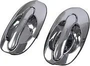 Outside Front Door Handle Chrome Handle Compatible for Kia Carnival 2000-2006(1 Pair Rear)
