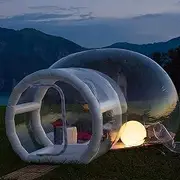 Inflatable Transparent Dome Tent,Dome Backyard Tent – Camping House Shelter – Outdoor Greenhouse Dome Igloo for Winter – Gazebos Garden Home for Picnic, Sunroom
