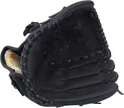 Baseball Softball Gloves Outdoor Sports Baseball Glove Softball Practice Equipment Size 9.5/10.5/11.5/12.5 Left Hand for Adult Man Woman Training Gloves (Color : Black (11.5))