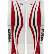New Vaughn Xr Intermediate Goalie Leg Pads 30"+2 Black/Red Velocity V7 int goal