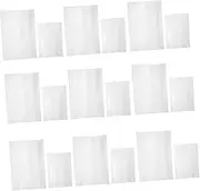HOODANCOS 20Pcs Transparent Book Protection Cover Wear Scratch Sleeve for Textbooks Convenient Multifunctional Cover for Library Use