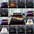 Music Notes Quilt Duvet Cover Doona Set Single/Double/Queen/King Size Bed Linen
