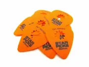 Everly Star Guitar Picks 12 pack .60mm Orange