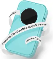 D35 Label Maker, Support Pre-Cut/Continuous Paper,Portable Bluetooth Label Maker