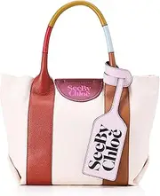 [See by Chloé] Sea Bike Chloe CHS22USB62B04642 Women's Tote Bag BURNT HENNA, BURNT HENNA, Free Size