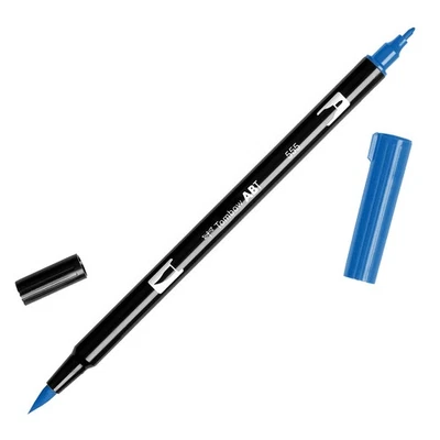 Tombow DBP-56564 Dual Brush Marker Open Stock-555 Ultramarine