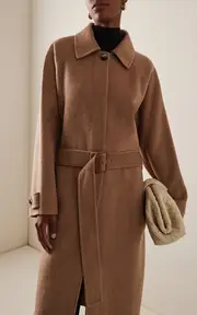 [Proenza Schouler White Label] Juliette Brushed Wool-Blend Coat