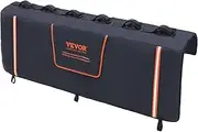 VEVOR Tailgate Bike Pad, 62" Truck Tailgate Pad Carry 6 Mountain Bikes, Upgraded Grooves Tailgate Protection Pad with Reflective Strips and Tool Pockets, with Camera Opening for Most Pickup Trucks