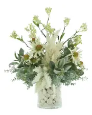 Creative Displays Daises & Pampas Floral Arrangement