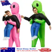 Kids Adult Alien Inflatable Costumes Suit Mascot Party Cosplay Man Woman Boy