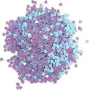 TINEASUR 5 Sets Heart Shape Nail Art Sequins DIY Makeup Wedding Decor Confetti Ornaments for Unique Nail Designs Safe Material for Easy Application for Manicure Supplies