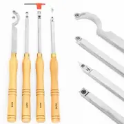 Full Size Professional Carbide Wood Turning Tools for Lathe Woodworking, 9 Pc...