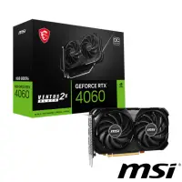 在飛比找momo購物網優惠-【MSI 微星】GeForce RTX 4060 VENTU