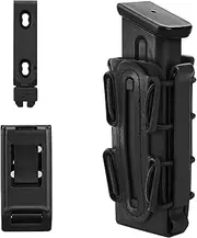 Huntvp Mag Pouch 9 mm Pistol Magazine Pouch Soft Shell Adjustable Universal Mag Carrier with MOLLE & Belt Clips