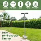 Edger Lawn Tool Half Moon Manual Lawn Edger Stainless Steel Sawtooth CatUN