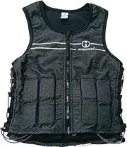 Hyperwear Hyper Vest FIT Adjustable Weighted Vest Women 5 lb or 8 lbs Running Walking Workouts Metallic Black Reflective Thin 1/2 lb Weights Designed Comfortable Female Fit