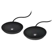 Logitech Group Expansion Microphones for Video Audio Meeting Conferencing Add-on mics for Medium-Large Groups 989-000171