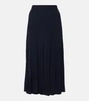 [Joseph] Joseph Ribbed-knit midi skirt AU 8 blue
