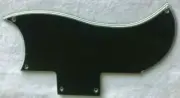 Fits Gibson SG 61 Reissue Guitar pickguard Scratch Plate,5 Ply Black