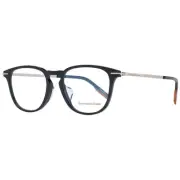 Ermenegildo Zegna ER-1053510 Men Black Optical Frame Plastic Round Eyeglasses