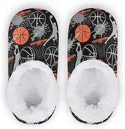 [Dussdil] Kid's Boy's Girl's Winter Slippers Spa Travel House Slipper Shoes Warm Soft Memory Foam Slipper Non Slip for Guest Home Living Room Bedroom Slippers