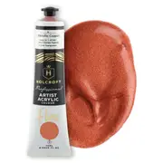 Holcroft Professional Acrylic Flow Paint 75ml Metallic Copper S4 ASTM1