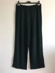 NWT VINTAGE EILEEN FISHER RAYON KNIT EVERGREEN STRAIGHT LEG PANTS SIZE M