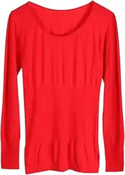 [Generic] Compression Thermals Men Low Neck Thermal Underwear Women's Thin Top Body Shaping Beauty Autumn Clothes Skin Care Clothes Tight Long Sleeve Bottoming Shirt Women Thermal Tops Plus Size