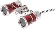 Telescope Portable Opera House 3x25 Coated Red + Silver Binoculars (Color : Silver)