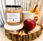 Wonderful Mulled Cider Premium Candles Apple, Cinnamon, Cloves & Musk 16oz
