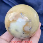 0.68LB Natural amazonite ball quartz crystal sphere 60mm reiki healing XQ905