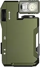 G5 EDC Flashlight, G5 Magnetic Mini Flashlight Rechargeable, 3 Modes 400 Lumens EDC Flashlight, for Outdoor, Emergency & Daily Carry, Green, with 180° Rotation & Dual Light (Green)