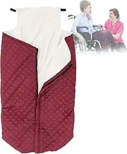 [SUOYUANJIE] Wheelchair Blanket Waterproof Wheelchair Cozy Cover, Wheel Chair Blanket Winter Leg Foot Back Warm Bag for Wheelchairs Adults Elderly Patients,Red