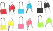VALICLUD 30 Sets Mini Padlock Metal Padlock Key for School Gym Classroom Padlock for Suitcases Diaries Lockers