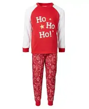 Matching Kids Ornament-Print Family Pajama Set Size 6-7