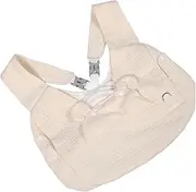 Pet Backpack Backpack Universal Pet Bag Dog Carrier Sling Puppy Carrier Purse Dog Travel Bag Cat Swaddle Cotton Beige