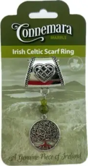 J.C. WALSH & SONS, IRELAND, TREE OF LIFE SCARF CLIP
