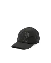 Logo printed baseball hat One size Black