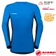 【瑞士 MAMMUT 長毛象】Sertig Longsleeve 男款 長袖圓領多功能排汗上衣(UPF50抗UV)/Power Dry吸濕快乾/1016-00020-50507 冰藍/海洋藍