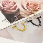 Cartilage Industrial Chain Earring Helix Piercing Double Piercing Stud Party
