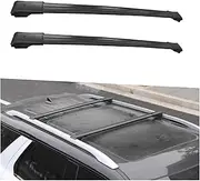 Cross Bars Car Roof Rack Adjustable Luggage Cargo Carrier Crossbar Compatible for VW Touareg 2011-2018