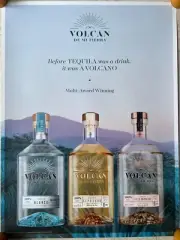 Volcan Tequila Poster - Tequila Was a Volcano - 18” x 24” inches - New