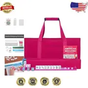 Premium American Mahjong Tile Set with 166 Scratch-Resistant Tiles & Accessories